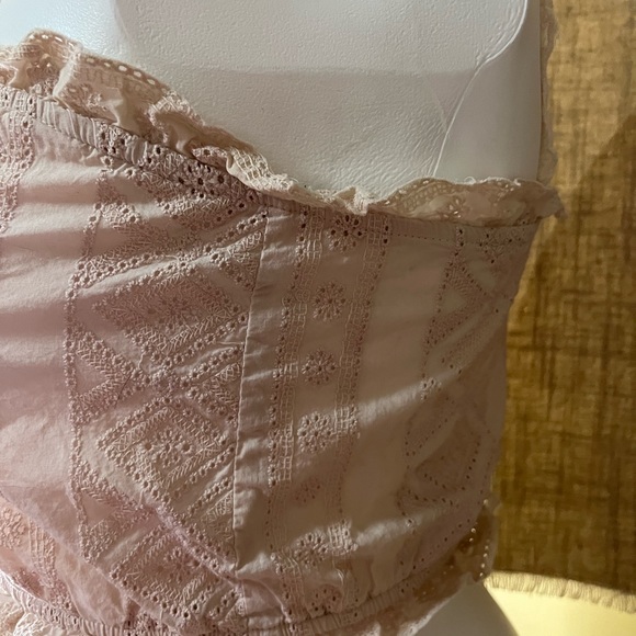 Nordstrom Boho Eyelet Lace Crop Tank - Picture 5 of 6